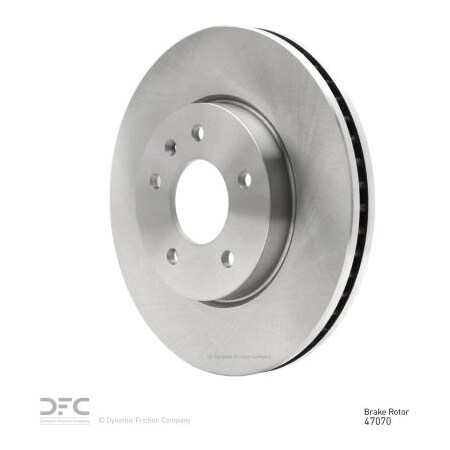 Dynamic Friction Co DFC GEOSPEC Coated Rotor - Blank - Dynamic Friction Company 604-47070 604-47070